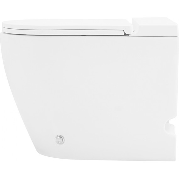 Унитаз приставной безободковый импульсный Abber Bequem AC1115P с крышкой микролифт (выпуск горизонтальный) - фото 5