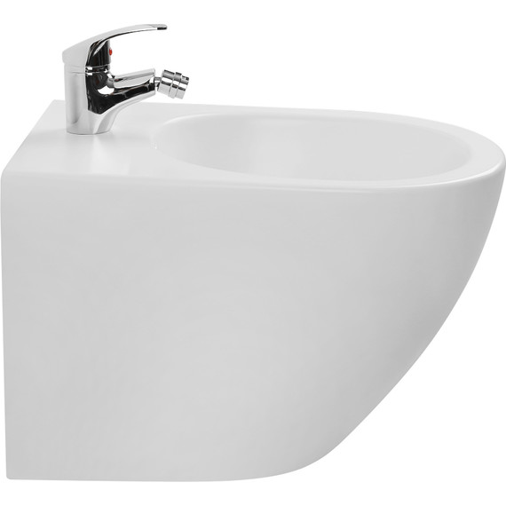 Биде подвесное Abber Bequem AC1150MW, белый матовый - фото 2