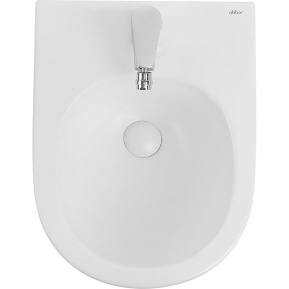Биде подвесное Abber Bequem AC1150MW, белый матовый - фото 3