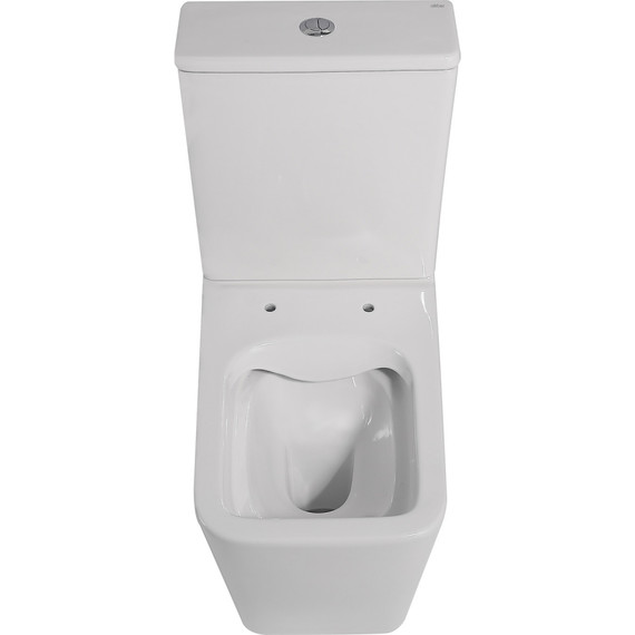 Унитаз-компакт безободковый Abber Rechteck AC1210 с тонкой крышкой микролифт (выпуск горизонтальный), Цвет производителя: белый матовый - фото, картинка 9 Унитаз-компакт безободковый Abber Rechteck AC1210 с тонкой крышкой микролифт (выпуск горизонтальный), Цвет производителя: белый матовый - фото 9