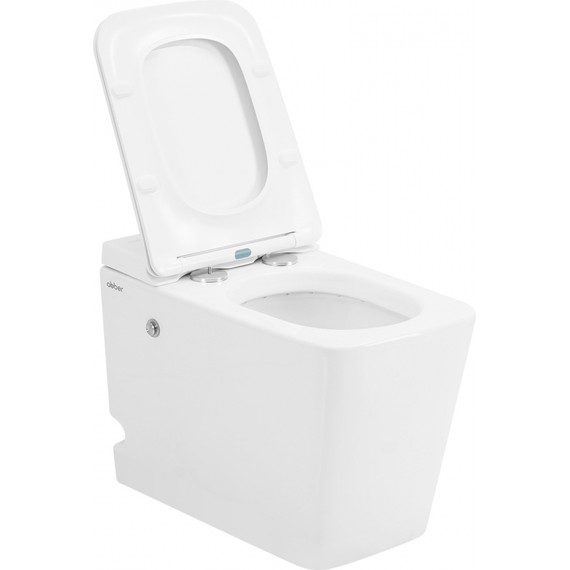 Унитаз приставной безободковый импульсный Abber Rechteck AC1213P с крышкой микролифт (выпуск горизонтальный) - фото 8