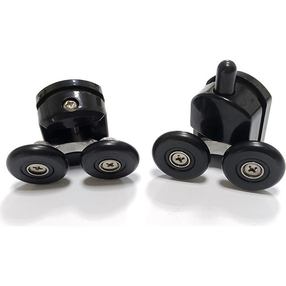 Душевое ограждение Abber Schwarzer Diamant 110x60 см AG30110B5-S60B5, чёрный/прозрачное - фото 4