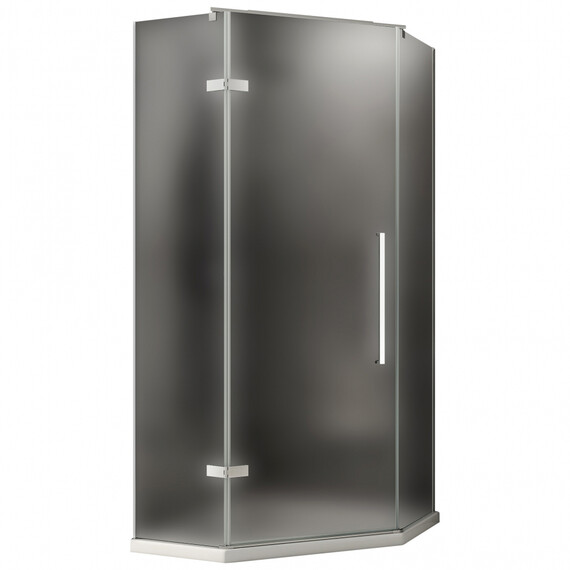 Душевое ограждение Abber Ewiges Wasser 90х90 см AG05090M, хром/матовое - фото 