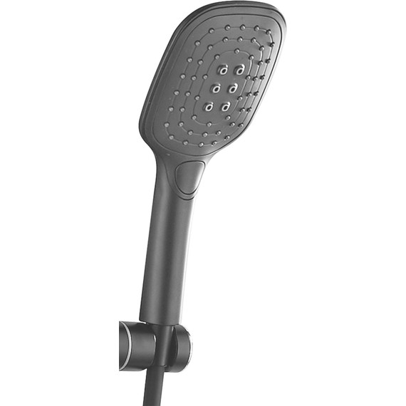 Душевая стойка Azario AZ-801-2B, чёрный матовый, Цвет производителя: чёрный матовый - фото 4