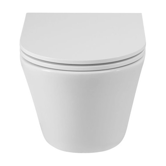 Унитаз подвесной безободковый Cezares Liner-Tor CZR-3808-53-TH-TOR/SC с крышкой микролифт (система смыва Торнадо) - фото 12