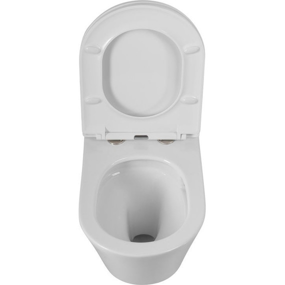 Унитаз подвесной безободковый Cezares Liner-Tor CZR-3808-53-TH-TOR/SC с крышкой микролифт (система смыва Торнадо) - фото 13