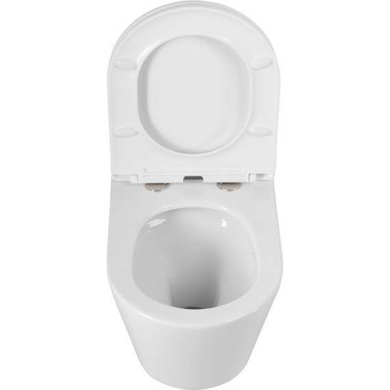 Унитаз подвесной безободковый Cezares Liner-Tor CZR-38083-49-TH-TOR/SC с крышкой микролифт (система смыва Торнадо) - фото 17