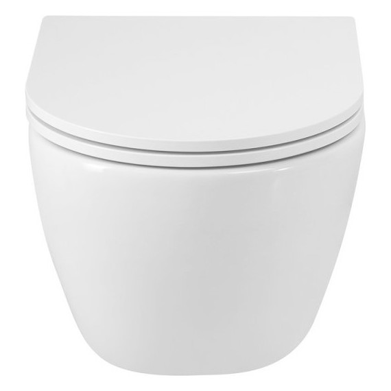 Унитаз подвесной безободковый Cezares Relax-Tor CZR-38088-49-TH-TOR/SC с крышкой микролифт (система смыва Торнадо) - фото 14