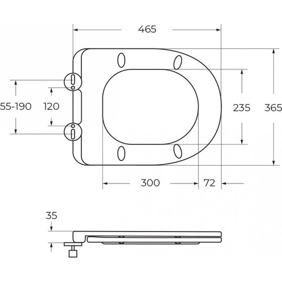 Унитаз подвесной безободковый Cezares Relax-Tor CZR-3806-53-TH-TOR/SC с крышкой микролифт (система смыва Торнадо) - фото 20