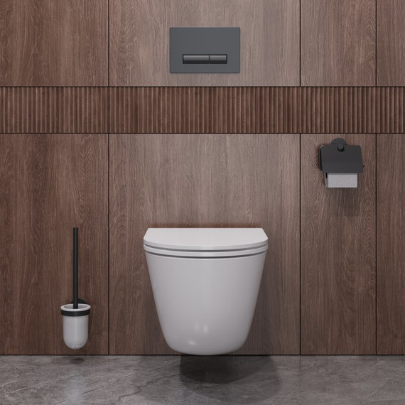 Унитаз подвесной безободковый Cezares Relax-Tor CZR-3806-53-TH-TOR/SC с крышкой микролифт (система смыва Торнадо) - фото 3