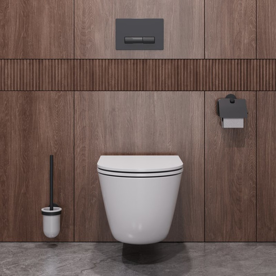 Унитаз подвесной безободковый Cezares Relax-Tor CZR-3806-53-TH-TOR/SC с крышкой микролифт (система смыва Торнадо) - фото 8