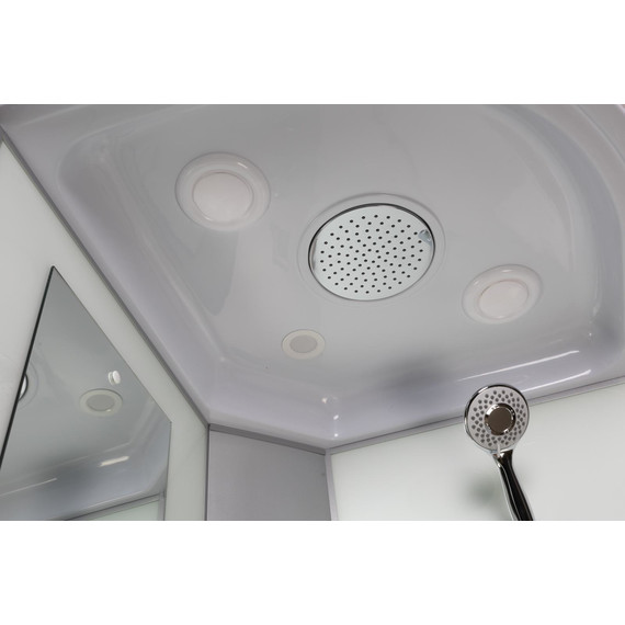 Гидробокс Niagara Classic 120x80 см NG-2310-14RF, серебро/матовое (безсиликоновая сборка) - фото 16