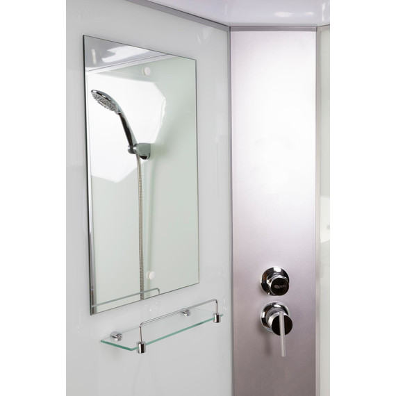 Душевая кабина Niagara Classic 120x80 см NG-2310-14RP, серебро/матовое (безсиликоновая сборка) - фото 5