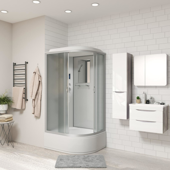 Душевая кабина Niagara Classic 120x80 см NG-2310-14LP, серебро/матовое (безсиликоновая сборка) - фото 3