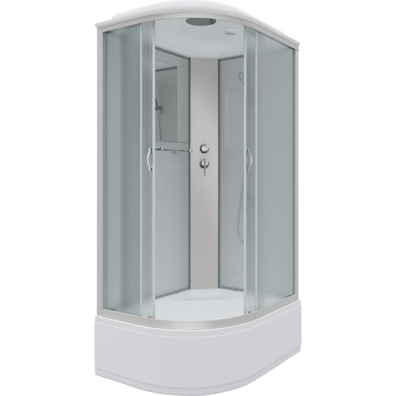 Душевая кабина Niagara Classic 120x80 см NG-2310-14R, серебро/матовое (безсиликоновая сборка) - фото 