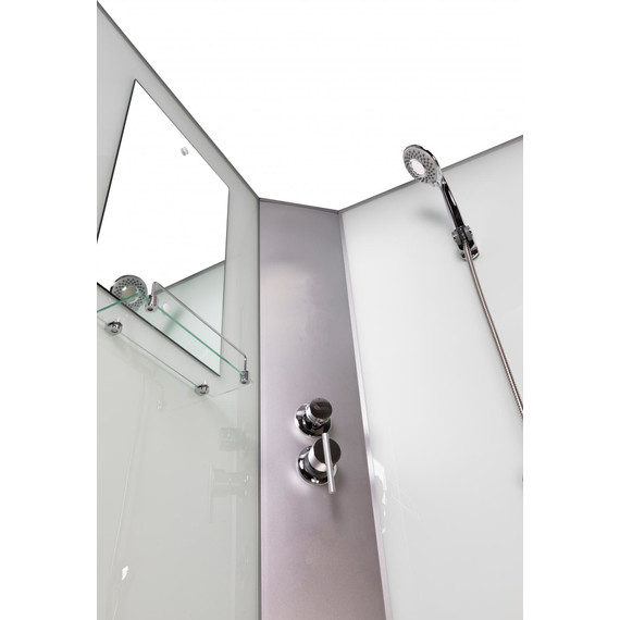 Душевая кабина Niagara Classic 120x80 см NG-43285-14QBK, серебро/матовое (безсиликоновая сборка) - фото 13