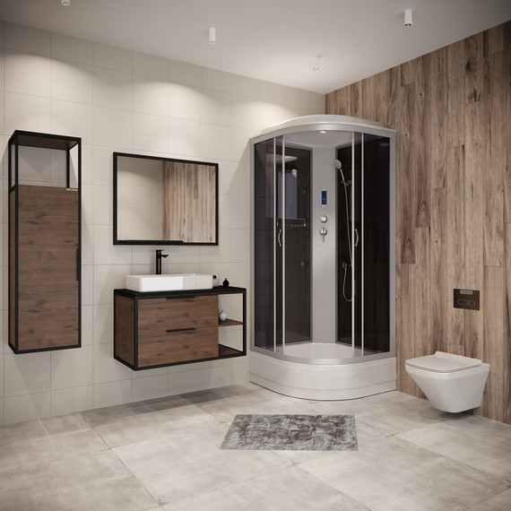 Душевая кабина Niagara Classic 100x100 см NG-3502-14P, серебро/тонированное (безсиликоновая сборка) - фото 3