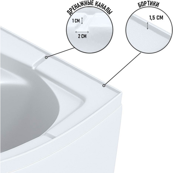 Душевая кабина Niagara Eco 90x80 см E90/80/40R/TN, хром матовый/тонированное (безсиликоновая сборка) - фото 12