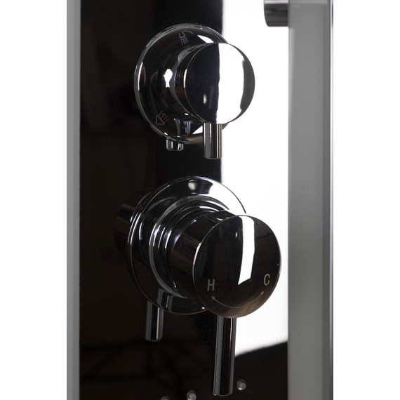 Гидробокс Niagara Premium 100x100 см NG-6002-01G, хром/прозрачное (безсиликоновая сборка) - фото 8