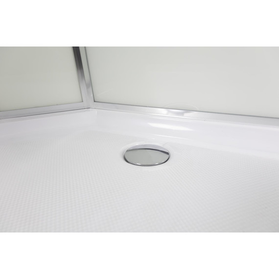 Гидробокс Niagara Premium 100x100 см NG-6002-01G, хром/прозрачное (безсиликоновая сборка) - фото 13