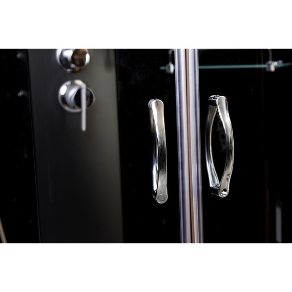 Душевая кабина Niagara Classic 90x90 см NG-6508-14BK, чёрный/тонированное (безсиликоновая сборка) - фото 8