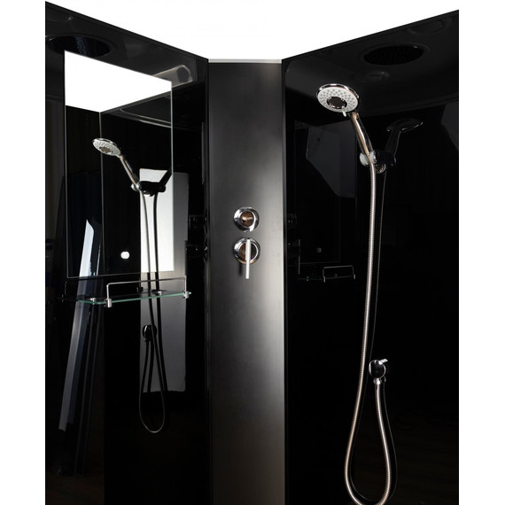 Душевая кабина Niagara Classic 90x90 см NG-6508-14BK, чёрный/тонированное (безсиликоновая сборка) - фото 5