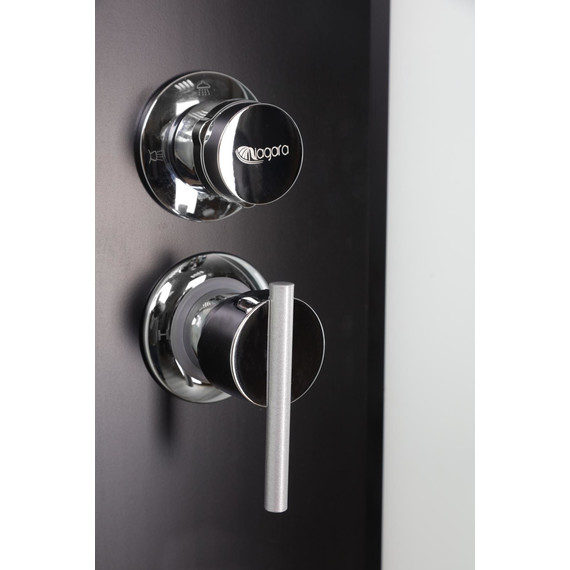 Гидробокс Niagara Classic 100x100 см NG-6702-14BKTG, чёрный/прозрачное (безсиликоновая сборка) - фото 7