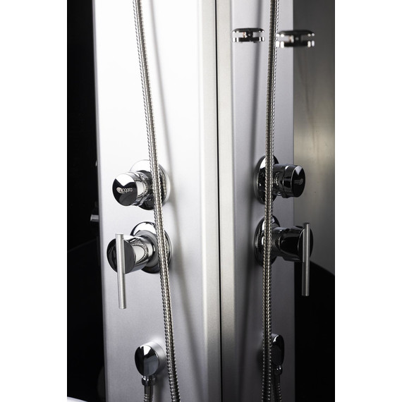 Душевая кабина Niagara Eco 120x80 см E120/80/26L/TN, хром матовый/тонированное (безсиликоновая сборка) - фото 9