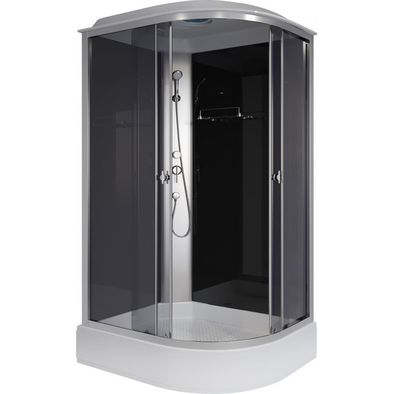 Душевая кабина Niagara Eco 120x80 см E120/80/26L/TN, хром матовый/тонированное (безсиликоновая сборка) - фото 2