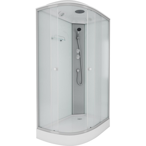 Душевая кабина Niagara Eco 120x80 см E120/80/13R/MT, хром матовый/матовое (безсиликоновая сборка) - фото 2