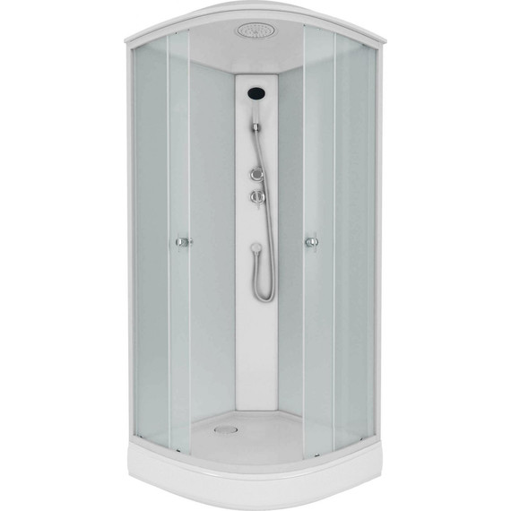 Душевая кабина Niagara Promo 90x90 см P90/13/MT, белый/матовое (безсиликоновая сборка) - фото 2