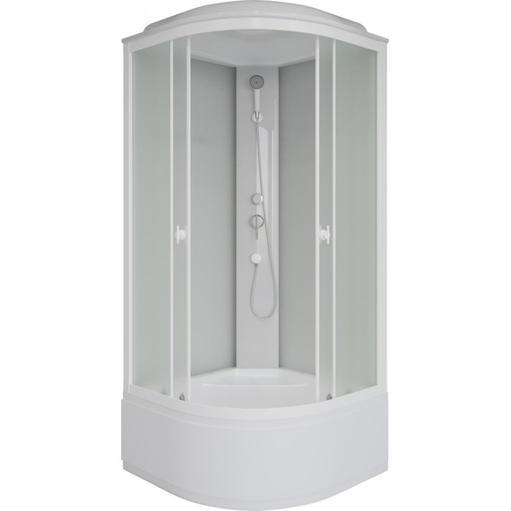 Душевая кабина Niagara Promo 90x90 см P90/40/MT, белый/матовое (безсиликоновая сборка) - фото 2