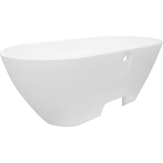 Ванна каменная Эстет Майами silk 160x75 см ФР-00014380, белый матовый - фото 3