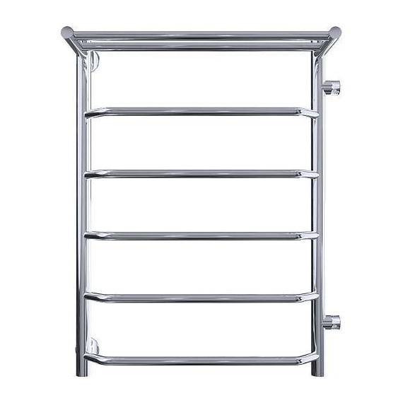 Полотенцесушитель водяной Тругор Браво ПМ 1 с полкой и боковым подводом П6 500x800 мм (м/о 500 мм) 00-00017270 - фото 2