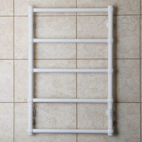 Полотенцесушитель электрический Тругор Ретро Пэк сп П5 500х800 мм (возможность скрытого подключения) 00-00046791, белый - фото 2