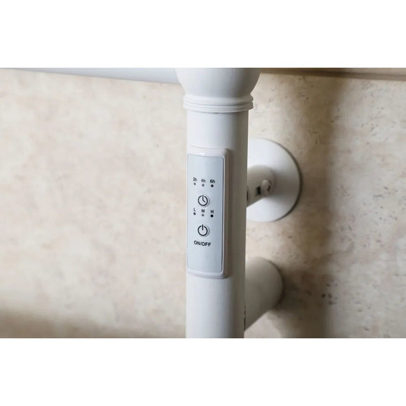 Полотенцесушитель электрический Тругор Ретро Пэк сп П5 500х800 мм (возможность скрытого подключения) 00-00046791, белый - фото 3