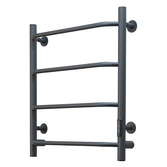 Полотенцесушитель электрический Тругор Пэк сп 6 П4 500х600 мм (возможность скрытого подключения) 00-00047091, графит - фото 2