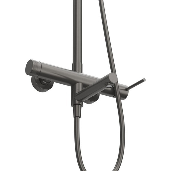 Душевая стойка Cezares RELAX-CVD-GM, оружейная сталь - фото 4