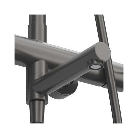 Душевая стойка Cezares RELAX-CVD-GM, оружейная сталь - фото 5