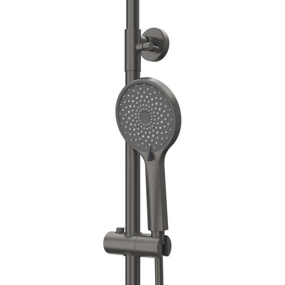 Душевая стойка Cezares RELAX-CVD-GM, оружейная сталь - фото 6