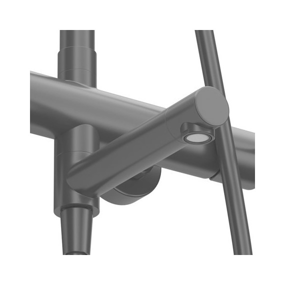 Душевая стойка Cezares RELAX-CVD-NOP, чёрный матовый - фото 5