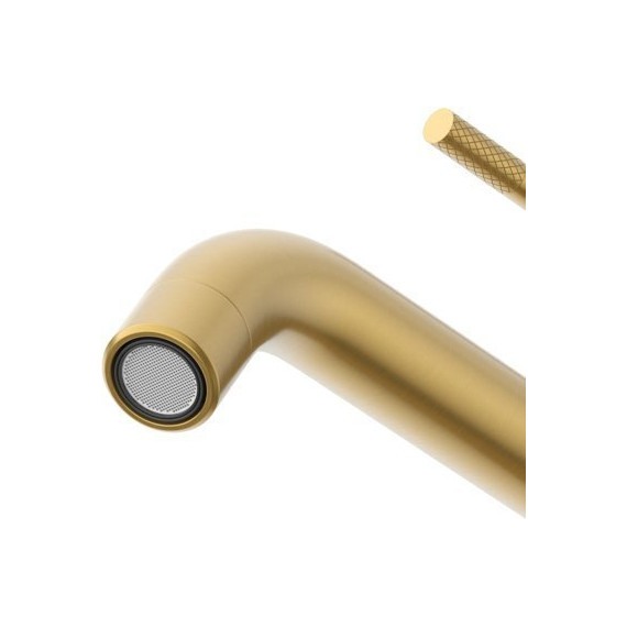 Смеситель для раковины высокий Cezares RELAX-LC1-BORO-W0, брашированное золото, Цвет производителя: брашированное золото - фото 4