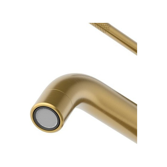 Смеситель для раковины Cezares RELAX-LS1-BORO, брашированное золото, Цвет производителя: брашированное золото - фото 4