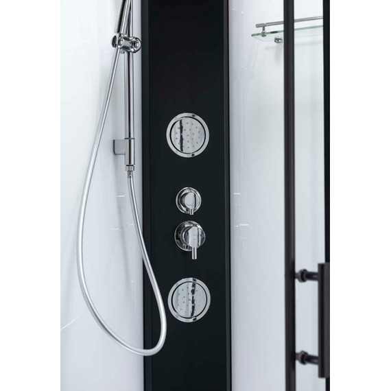 Гидробокс Taliente 100x100 см TA-100CB, чёрный/прозрачное - фото 5