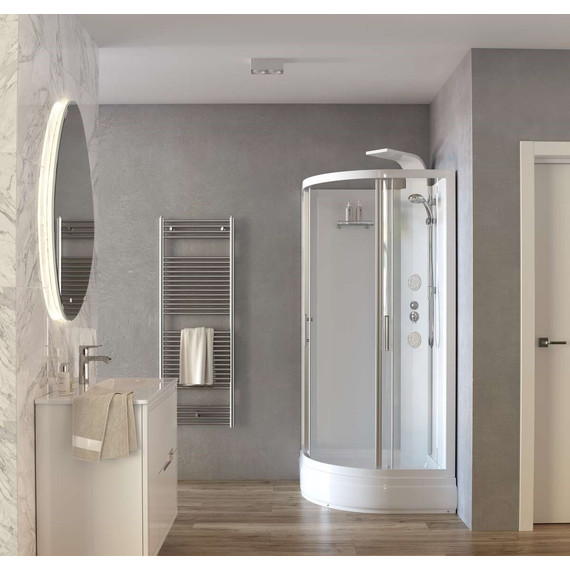 Гидробокс Taliente 100x100 см TA-100CW, белый/прозрачное - фото 9