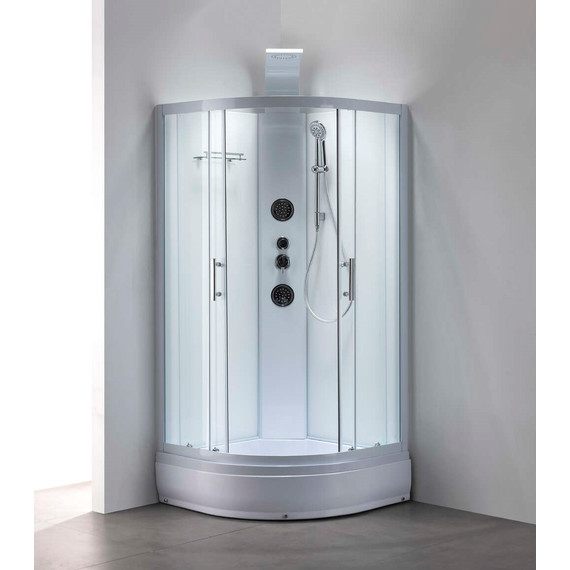 Гидробокс Taliente 100x100 см TA-100CW, белый/прозрачное - фото 10