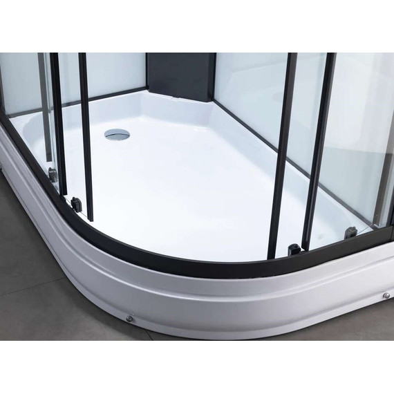 Гидробокс Taliente 120x80 см TA-128CB(L), чёрный/прозрачное - фото 4