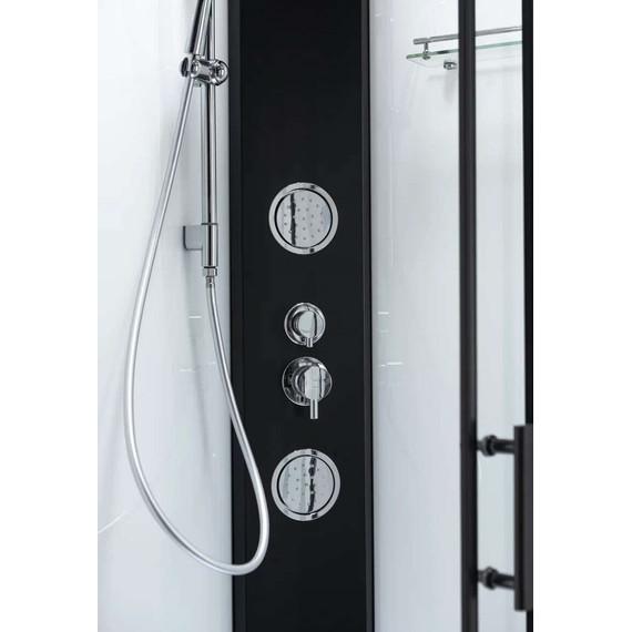 Гидробокс Taliente 120x80 см TA-128CB(L), чёрный/прозрачное - фото 5