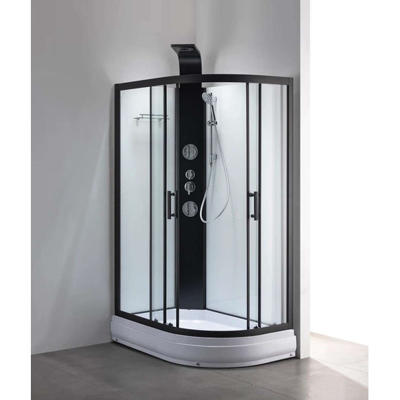 Гидробокс Taliente 120x80 см TA-128CB(L), чёрный/прозрачное - фото 7