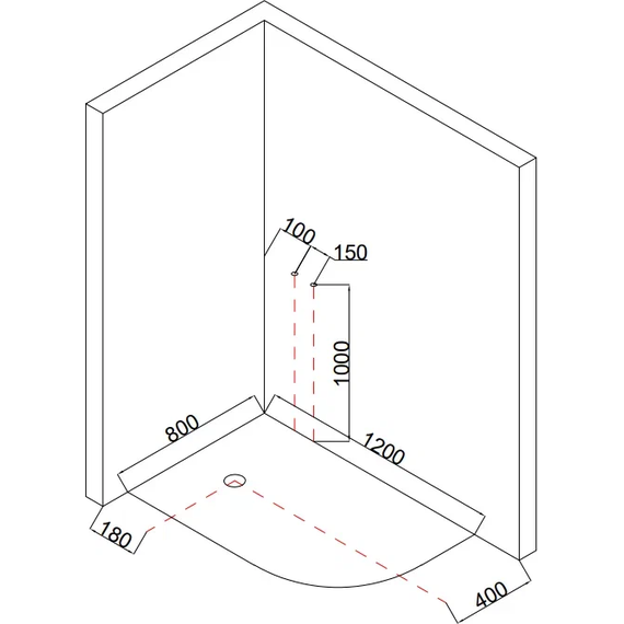Гидробокс Taliente 120x80 см TA-128CW(L), белый/прозрачное - фото 9